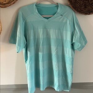 Lululemon Teal Men's Short Sleeve Tee
